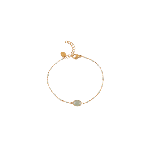 Bracelet doré Gaelle amazonite