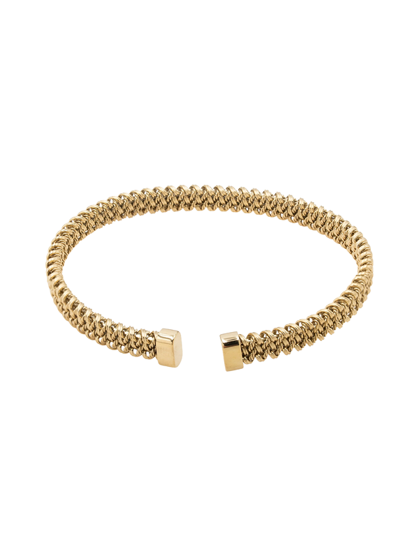 Bracelet jonc doré Maeline 6mm