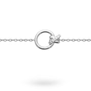 Bracelet personnalisable argent initiales et charms Kaïs