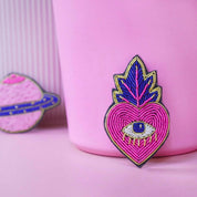 Broche de la Malicieuse creative shop Ex voto pink 