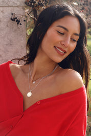 Collier personnalisable en argent Ama pendentifs étoiles pour lettre ou charm - Bijou porté