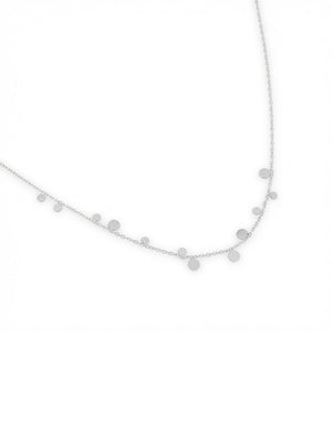 Collier argenté Thalia rond
