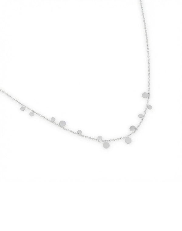 Collier argenté Thalia rond