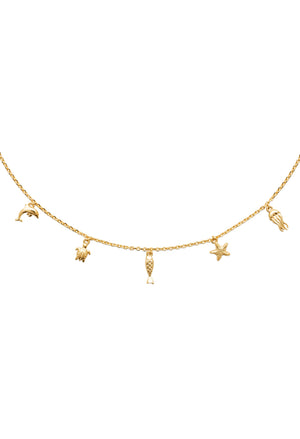Collier doré Cléo