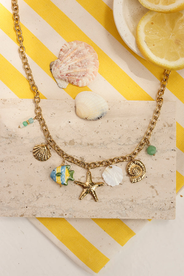 Collier doré Livio
