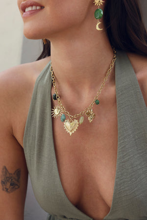 Collier doré Luciana