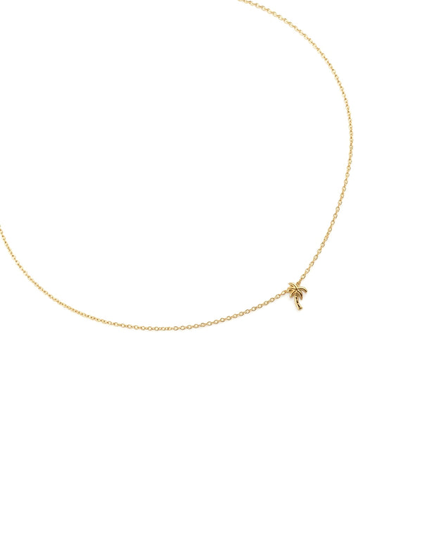 Collier doré Palmier