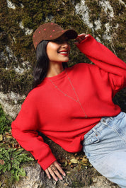 Collier cravate doré Teddi cœurs martelés - Bijou porté