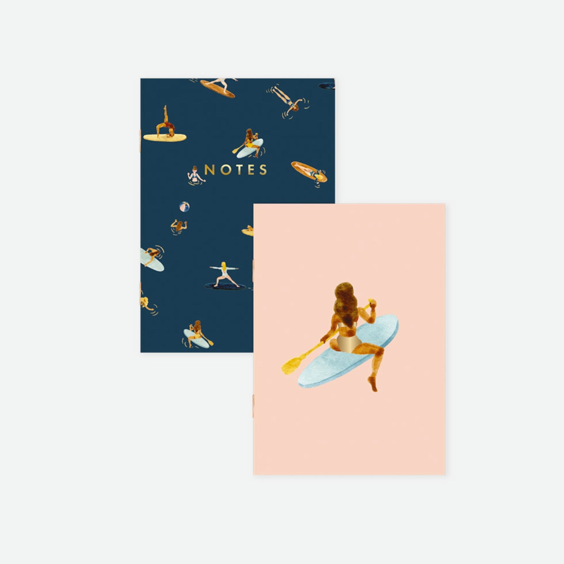 Duo de carnets de poche Paddle girls - Papeterie