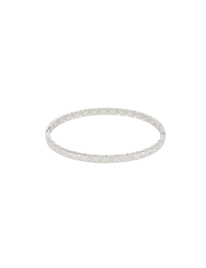 Bracelet jonc argenté Axia