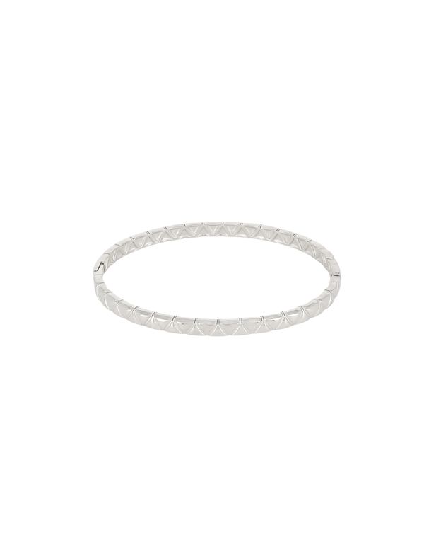 Bracelet jonc argenté Axia