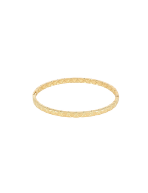 Bracelet jonc doré Axia