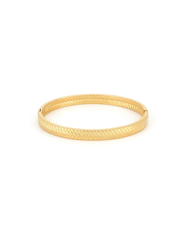 Bracelet jonc doré Zaya