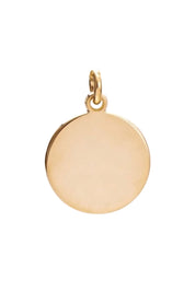 Collier personnalisable doré Alba L - Bijou photographié sur fond blanc