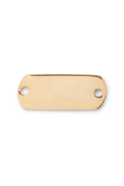 Bracelet cordon personnalisable doré pour gravure Billie - Bijou photographié sur fond blanc
