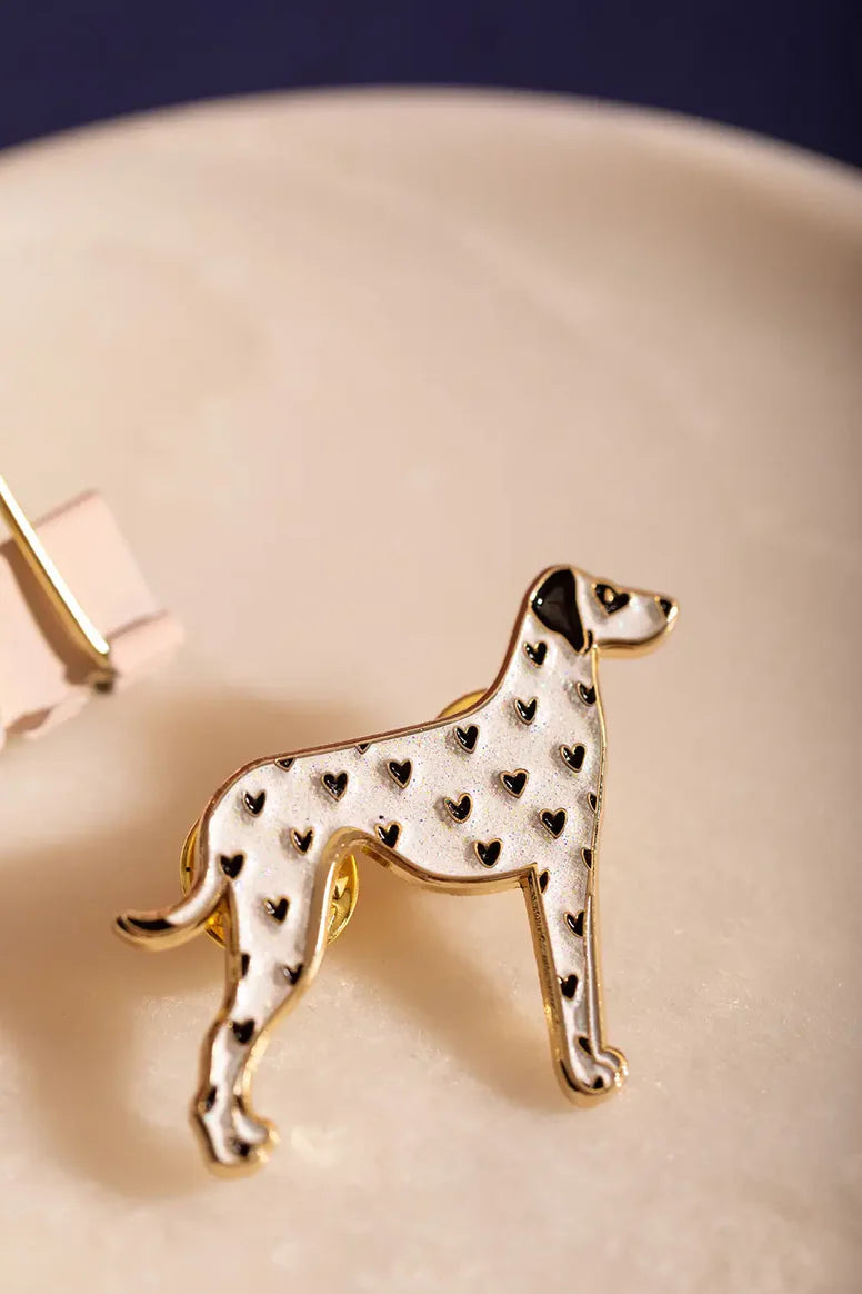 Pin's doré dalmatien - Accessoire