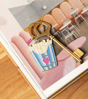 Porte-clé portion de frites - Accessoire