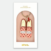 Porte-clé chaussons "Best Mom" - Accessoire
