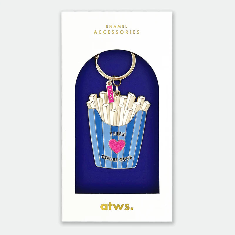 Porte-clé portion de frites - Accessoire