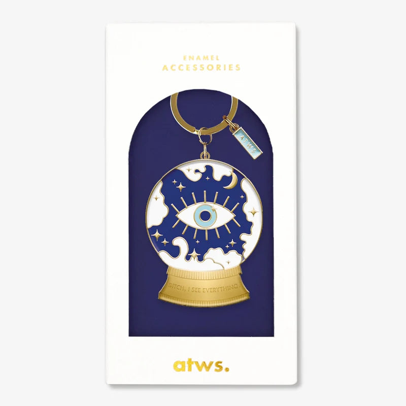 Porte-clé boule de cristal - Accessoire
