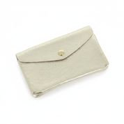 Porte-monnaie en cuir recyclé Barcelone light gold - Accessoire