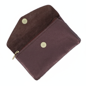 Porte-monnaie en cuir recyclé Barcelone bordeaux - Accessoire