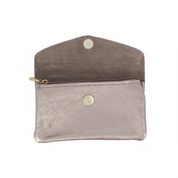 Porte-monnaie en cuir recyclé Barcelone bronze - Accessoire